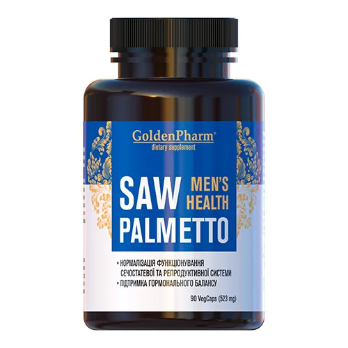 Чоловіче здоров'я Golden Pharm Saw Palmetto капсули № 90