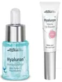 Набір Medipharma Cosmetics Hyaluron Сироватка для обличчя для інтенсивного зволоження шкіри 13 мл + Бальзам для губ Rose 7 мл