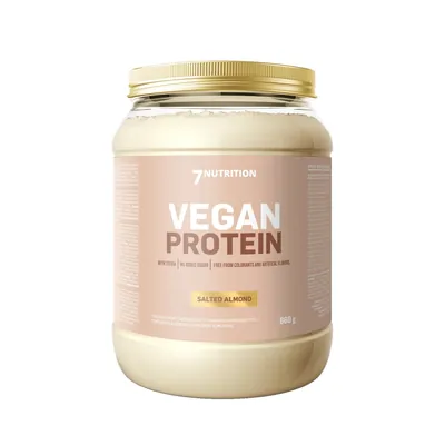 Протеїн рослинний змішаний 7Nutrition Vegan Protein солоний мигдаль, 660 г