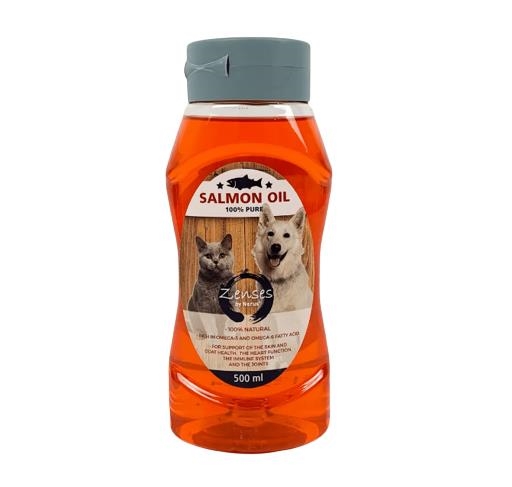 Масло лосося Nerus Zenses Salmon Oil для кошек и собак, 500 мл