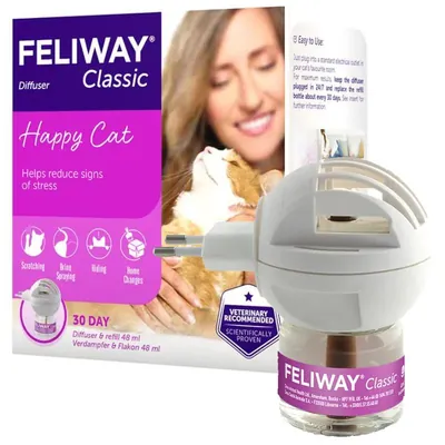 Фелівей Класік Ceva Feliway Classic дифузор + змінний блок для корекції поведінки у кішок, 48 мл