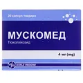 Мускомед капсули тв. по 4 мг №20 (10х2)