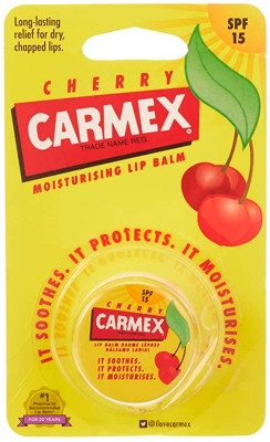 Бальзам для губ Carmex SPF15 со вкусом Вишни, баночка, 7.5 г