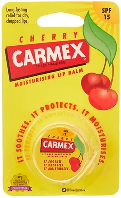 Бальзам для губ Carmex SPF15 Вишня, баночка, 7,5
