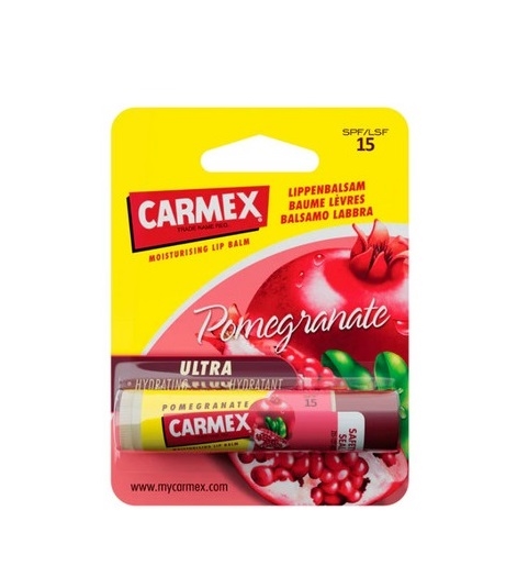 Бальзам для губ Carmex SPF15 со вкусом Граната, 4,25 г стик