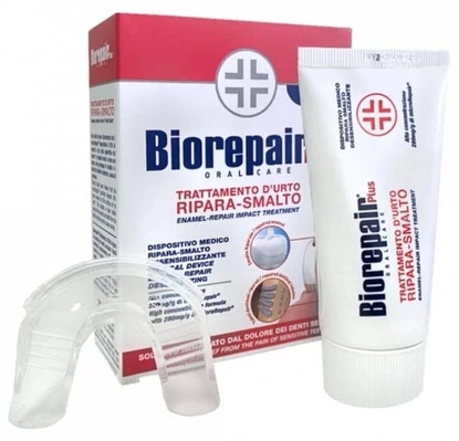 Гель зубной Biorepair Десенситайзер восстанавливающий, комплект с капой, 50 мл