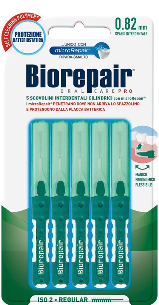 Щетки интердентальные Biorepair с гидроксиапатитом 0,82 мм, 5 шт