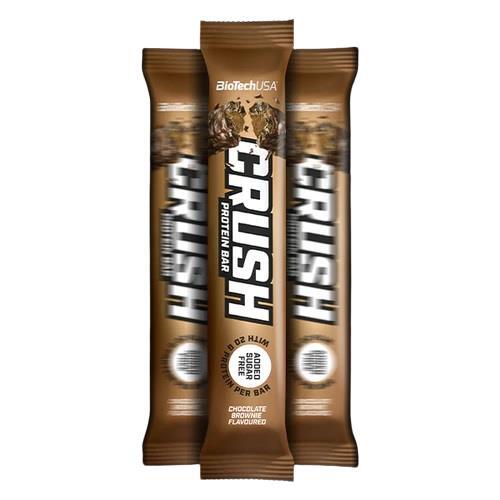 Батончик протеїновий Biotech Crush protein bar chocolate brownie, 64 г