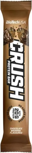 Батончик протеїновий Biotech Crush protein bar шоколадний брауні, 64 г