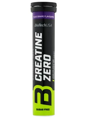 Креатин Biotech Effervescent Creatine ZERO синій виноград, 18 таблеток