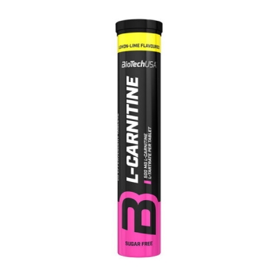 Жироспалювач Biotech Effervescent L-Carnitine 500 mg lemon, 20 таблеток