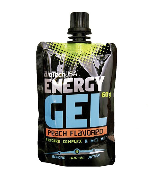 Енергетик Biotech Energy Gel peach, 60 г