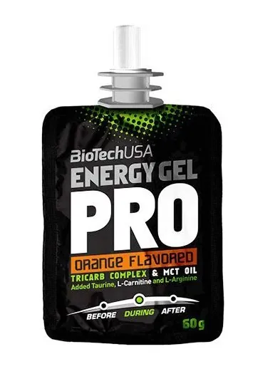 Енергетик BioTech Energy Gel PRO, апельсин, 60 г