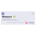 Мемокс 10 таблетки, в/плів. обол. по 10 мг №30 (10х3)