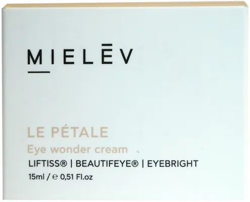 Крем для контуру очей Mielev Le Petale від темних кіл і зморшок, 15 мл