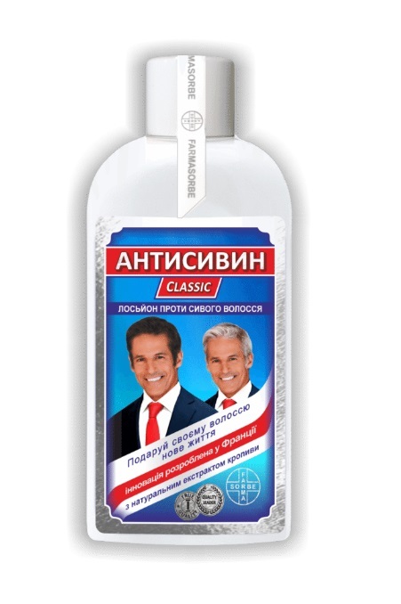 Лосьон Фармасорбе Антиседин Classic против седых волос, 200 мл