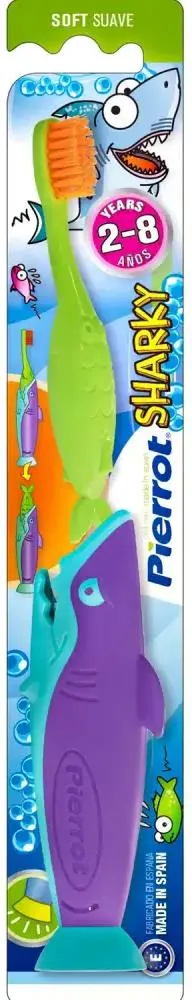 Зубна щітка Pierrot Sharky Акула дитяча від 2 до 8 років, Ref.135, 1 шт