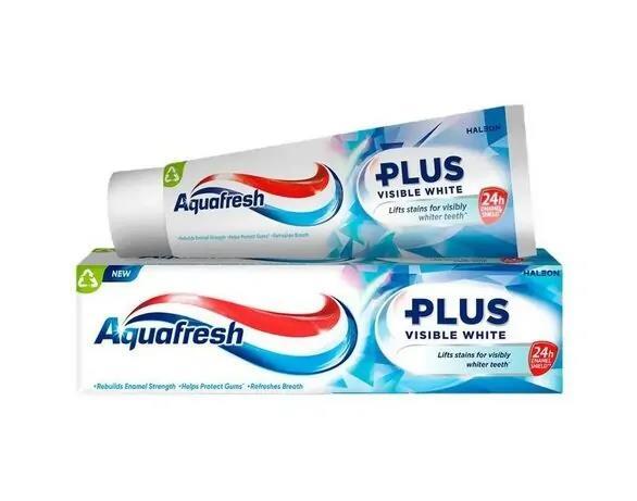 Зубная паста Aquafresh Plus видимый эффект, 75 мл