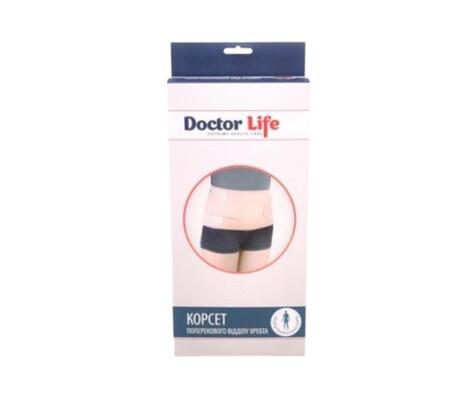 Корсет ортопедичний Doctor Life А5-106 на поперек, напівжорсткий, розмір M