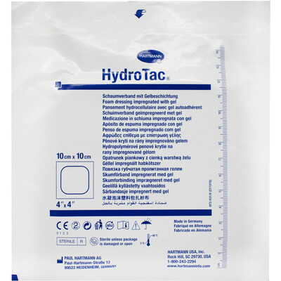 Повязка гидрогелевая HydroTac губчатая 10 см х 10 см