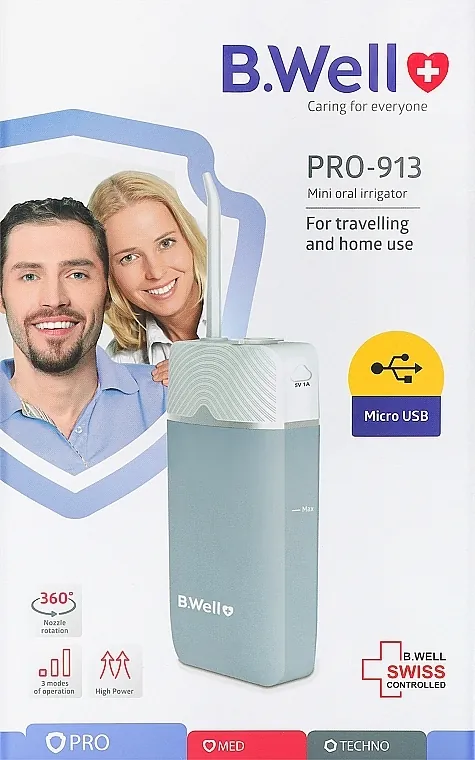 Іригатор B.Well PRO-913 портативний