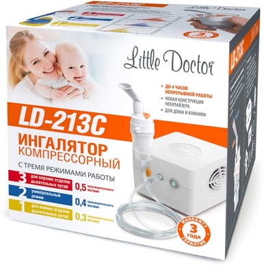 Інгалятор (небулайзер) Little Doctor LD-213C компресорний
