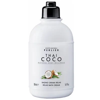 Крем для ванни Perlier Thai Coco Relaxing Bath Cream Розслаблювальний з тайським кокосом, 500 мл