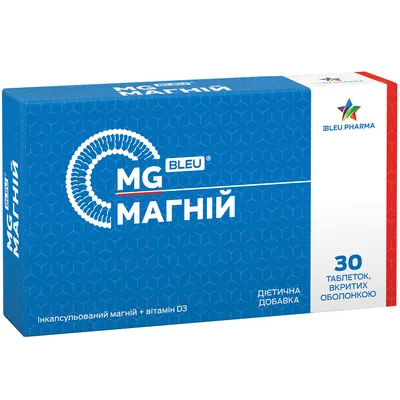 Магній Bleu Pharma Mg Bleu таблетки № 30