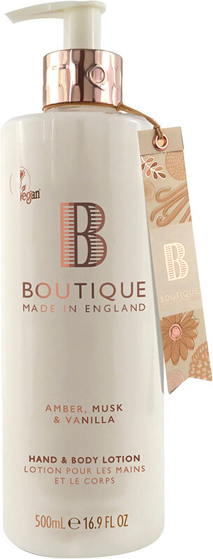 Лосьон для рук и тела Boutique Amber, Musk & Vanilla, 500 мл