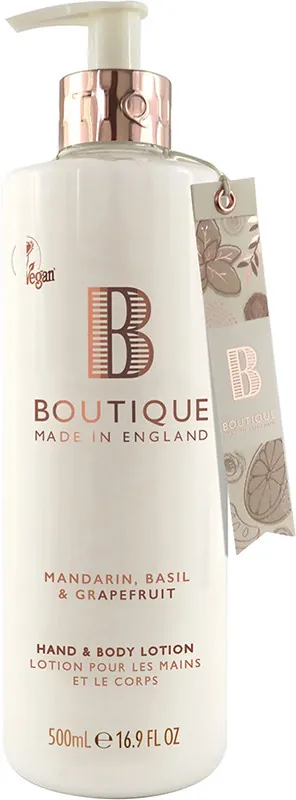 Лосьйон для рук і тіла Boutique Mandarin, Basil & Grapefruit, 500 мл