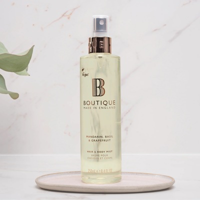 Мист для тела и волос Boutique Mandarin, Basil & Grapefruit, 250 мл
