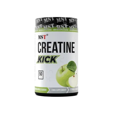 Креатин MST Nutrition Creatine Kick зелене яблуко, 500 г