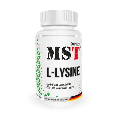 Лизин MST Nutrition L-Lysine, 90 таблеток