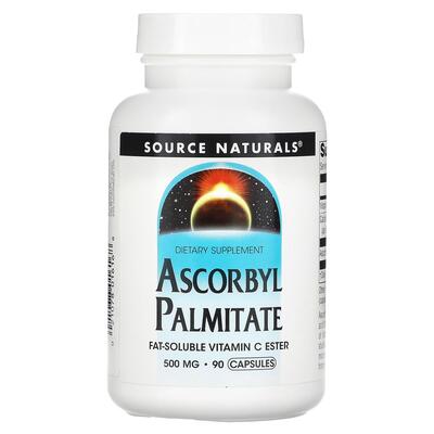 Аскорбіл пальмітат Source Naturals Ascorbyl Palmitate 500 мг, 90 капсул