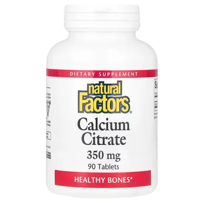 Кальцію Цитрат Natural Factors Calcium Citrate 350 мг, 90 таблеток