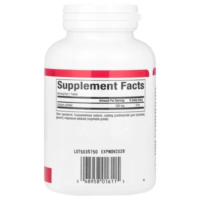 Кальцію Цитрат Natural Factors Calcium Citrate 350 мг, 90 таблеток