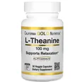 L-теанин California Gold Nutrition L-Theanine 100 мг вег. капсули №30