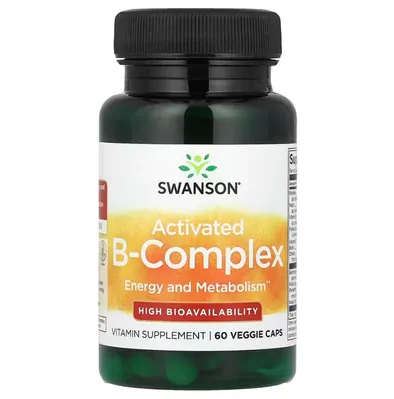B-комплекс активований Swanson Activated B-Complex вег. капсули №60