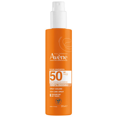 Спрей солнцезащитный Avene Spray Solaire Invisible SPF 50+, 200 мл