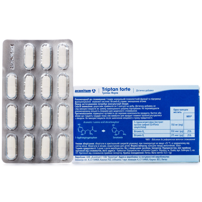 Триптан форте Baum Pharm капсулы №30