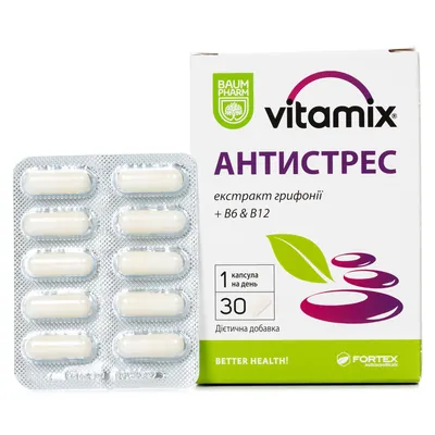 Вітамікс антистрес Baum Pharm таблетки №30