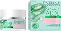 Крем-гель для обличчя Eveline Organic Aloe + Collagen зволожуючий для нормальної та чутливої шкіри, 50 мл