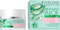 Крем-гель для обличчя Eveline Organic Aloe + Collagen зволожуючий для нормальної та чутливої шкіри, 50 мл