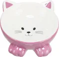 Миска для котів Trixie 24807 Котик ергономічна керамічна, 0,15 л/14 см