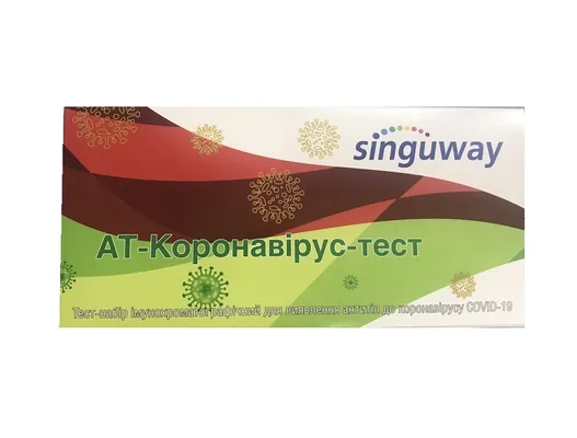 Тест-набір Singuway АТ-Коронавірус-тест для виявлення антитіл на коронавірус Ковід-19, 1 штука