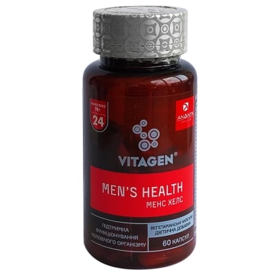 Витаджен №24 MANS HEALTH Менс хелс капсулы №60 во флак.