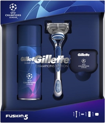Набор Бритва Gillette + Гель для бритья + Дорожная косметичка