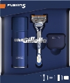 Набор Бритва Gillette Fusion5 + Гель для бритья + Дорожный чехол для бритвы, 75 мл