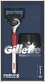 Набір Бритва Gillette Fusion5 ProGlide Червона + Магнітна підставка