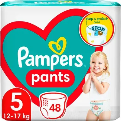 Підгузки-трусики Pampers Pants Active Baby дитячі розмір 5, 11-17 кг, 48 шт
